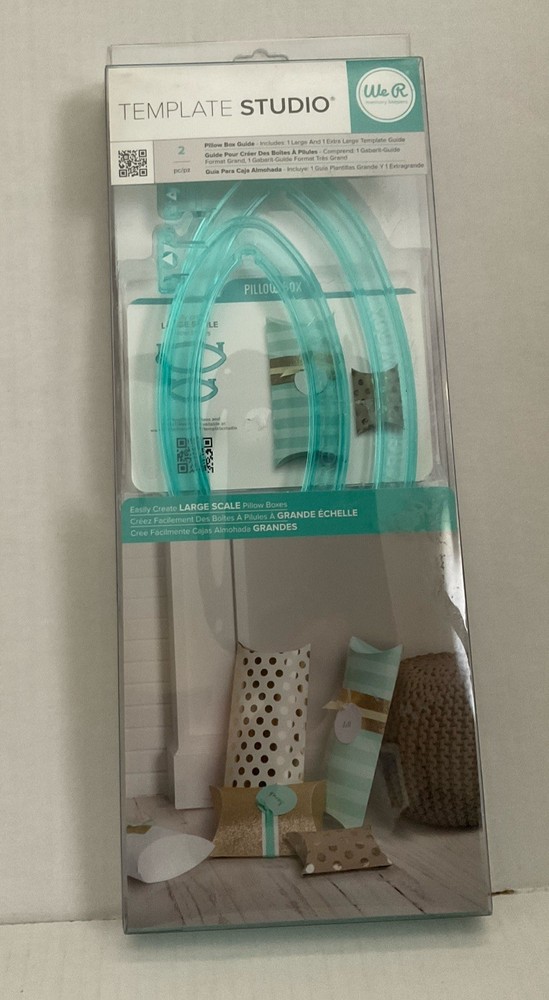 We R Memory Keepers Template Studio Pillow Box Guide