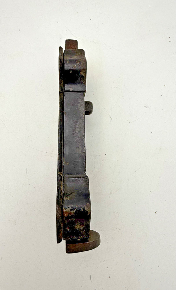 Victorian Working Cast Iron Dead Bolt Spring Loaded