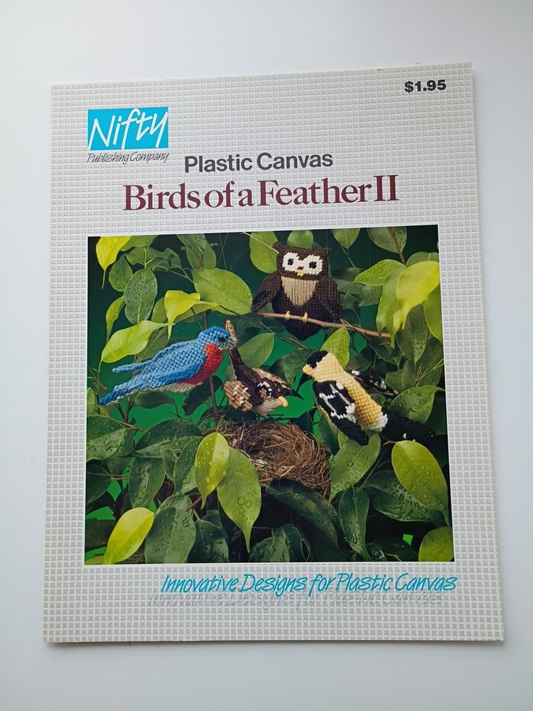 TWO Bird Plastic Canvas Pattern Booklets