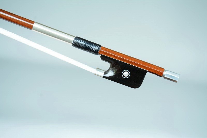Recommend!! Silver mounted!An IPE Viola Bow ,unique forg! Master Piece!70.5G