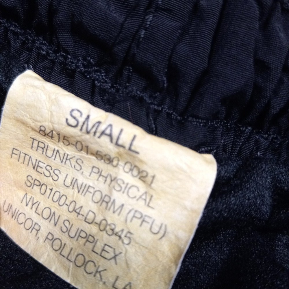 Army IPFU PT Shorts Size Small USGI Black