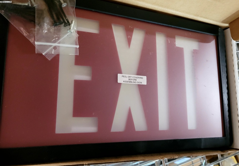 Exit Sign 2VDD9