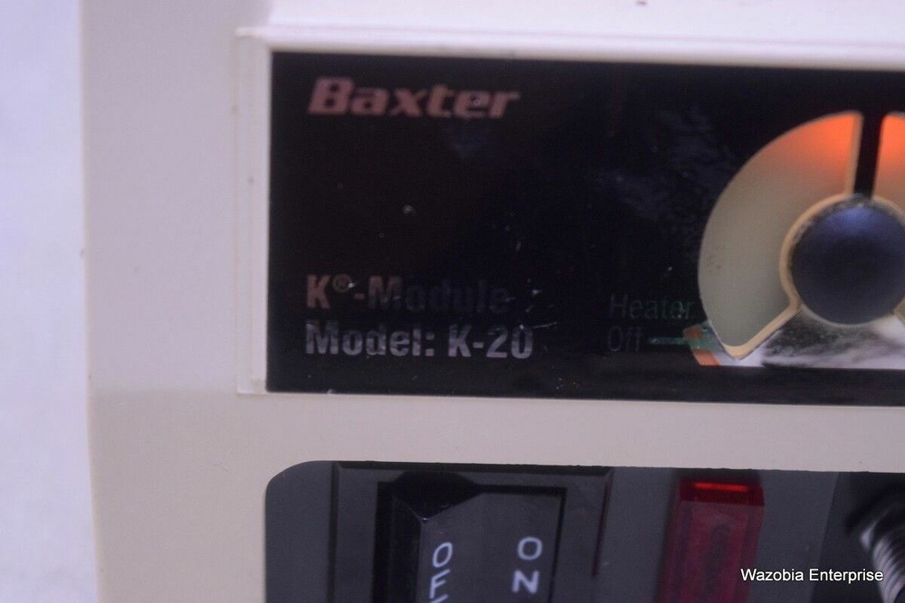 BAXTER K MODULE MODEL K-20 HYPERTHERMIA WARMING UNIT