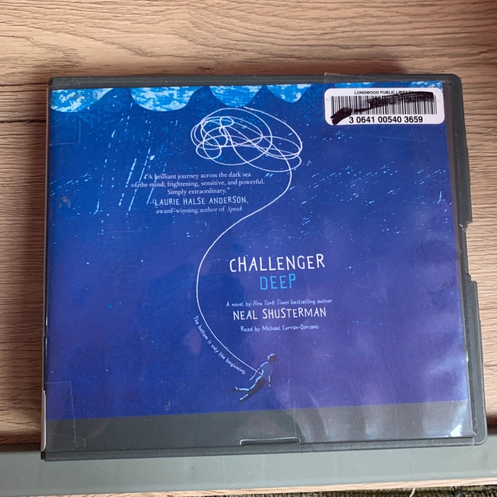 Challenger deep by Neal shusterman Audiobook Shelf195 ~