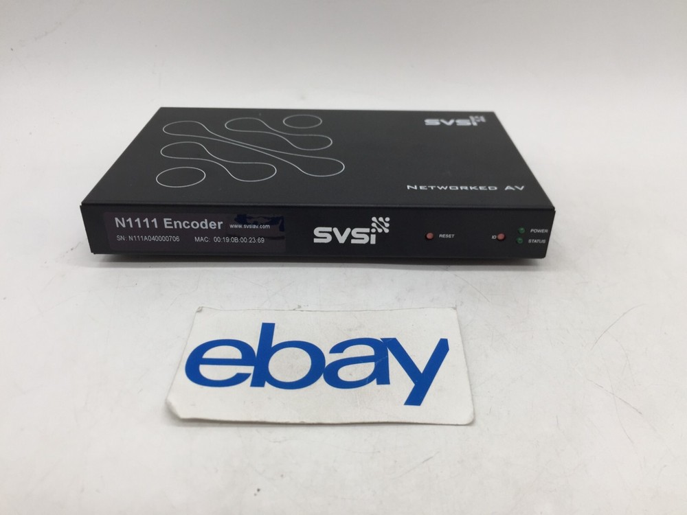 SVSI N1111 Decoder Networked AV Security Surveillance Monitoring System FREE S/H