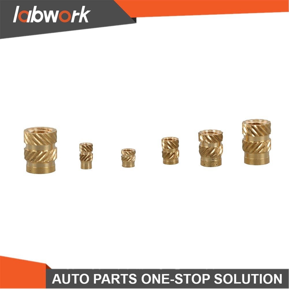 Labwork 350Pcs Threaded Inserts M2-M6 Female Thread Metric Knurled Nuts