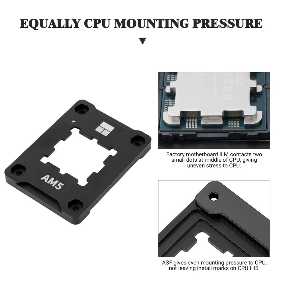 Thermalright ASF Black V2 AM5 CPU Holder, Safety Fixed Frame, Secure...