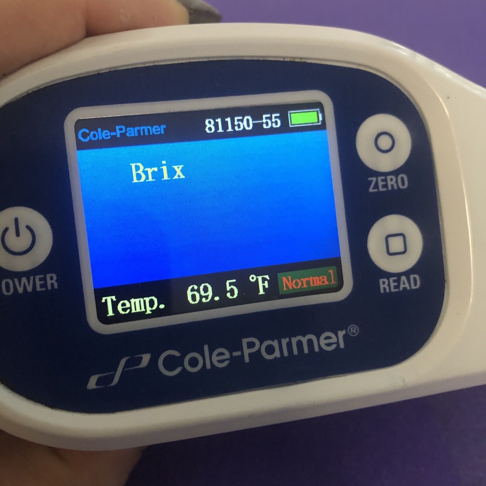 WORKING Cole-Parmer 81150-55 Digital Refractometer, 0 - 85% Brix