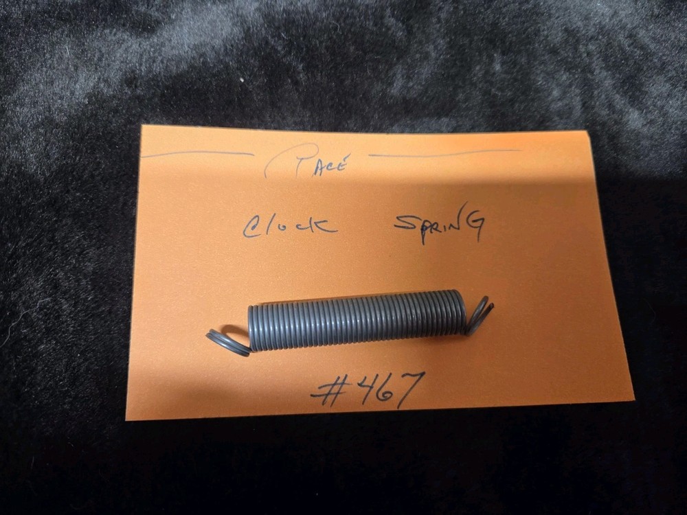 PACE REPLACEMENT CLOCK SPRING ANTIQUE SLOT MACHINE MADE IN THE U.S.A. #467