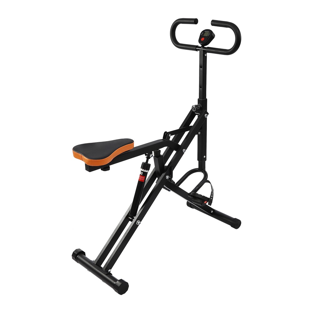 Trainer Rowing Machine For Ab Workout Glutes 264lbs Adjustable Squat Machine USA