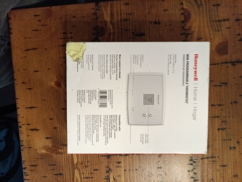 HONEYWELL HOME RTH111B HORIZONTAL NON-PROGRAMMABLE THERMOSTAT B2