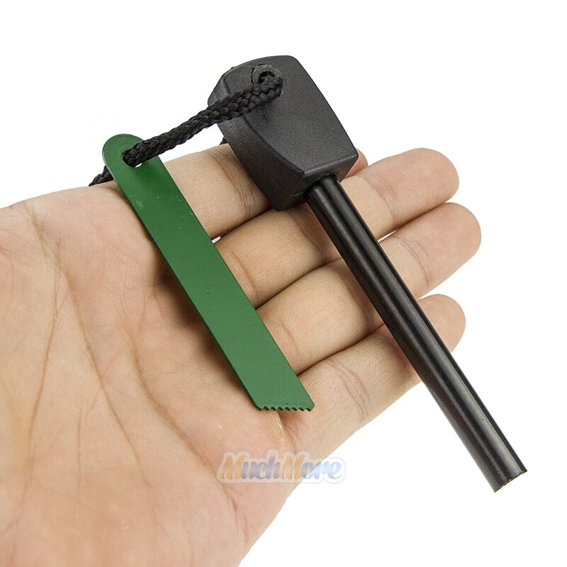 Large Survival Magnesium Flint Stone Fire Starter Emergency Lighter For Camping