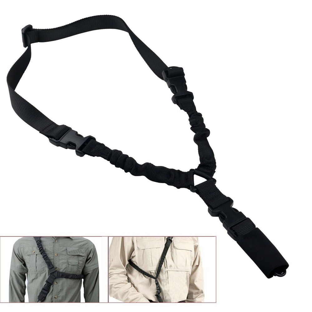 Tactical One Single Point Rifle Sling Gun Sling Strap with Quick Release Buckle