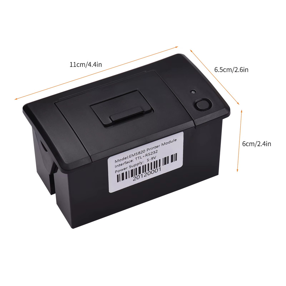 【Sale】Embedded Thermal Receipt Printer 58MM Mini Printing Module Low Noise with