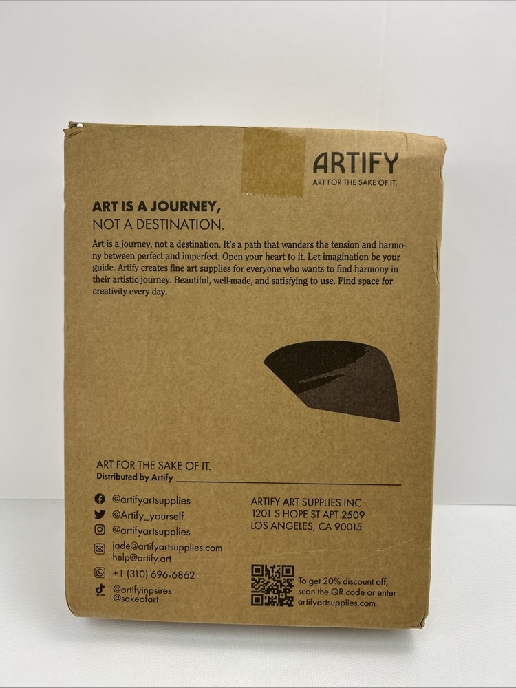 ARTIFY Adjustable Beechwood Tabletop Painting Easel