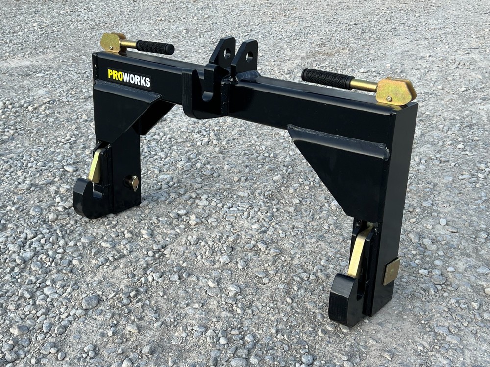 PROWORKS Category 2 Quick Hitch 3 Point Tractor Implement Adapter Attachment