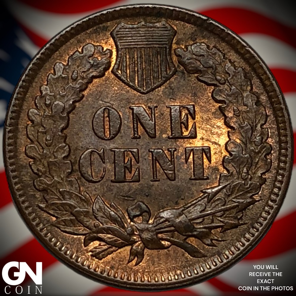1897 Indian Head Cent Penny X0575