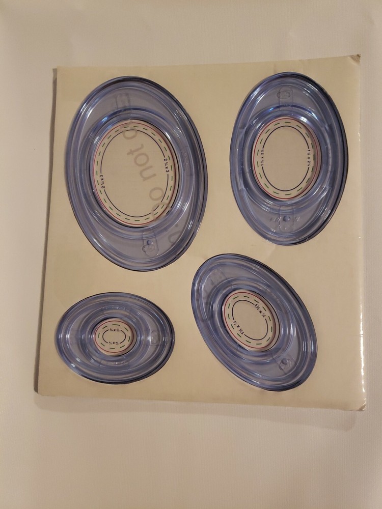 Creative Memories Oval Custom Cutting System Patterns NEW SEALED