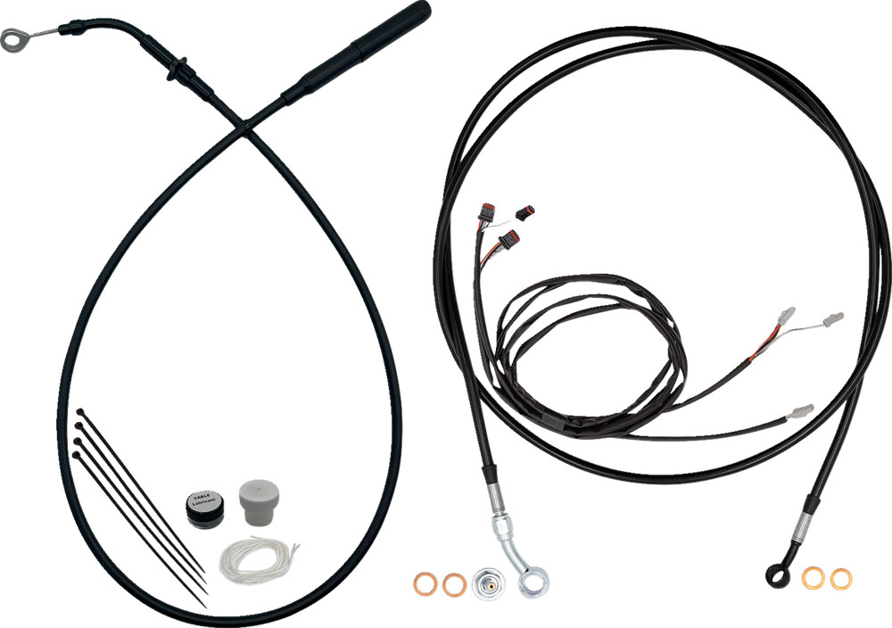 FAT BAGGERS INC. EZ Install Kit - 13"/14" Handlebars - Upper Clutch - Full