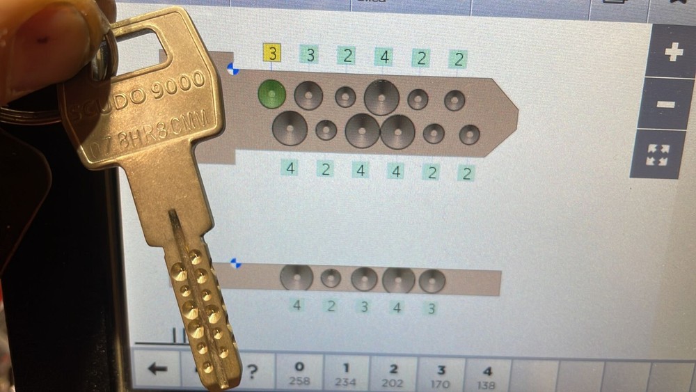 AGB SHIELD 9000 4-sided AGB5 COPY DUPLICATE KEY SECURITY