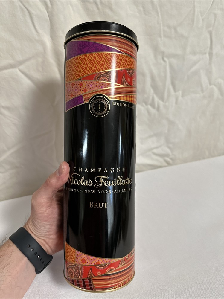 Nicolas Feuillatte Champagne Limited Edition Empty Tin Container