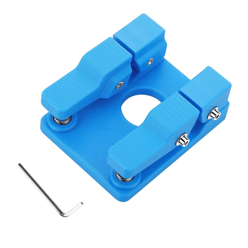 Blue Adjustable Plastic Welding Soldering Station Silicone Wire Clamp Bracket