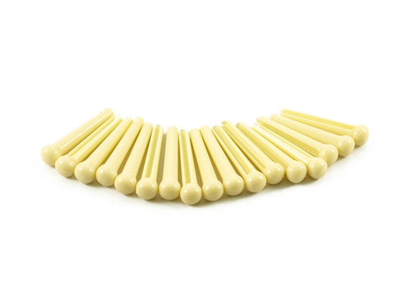 NEW - Cream Plastic Bridge Pins - 50 Pieces