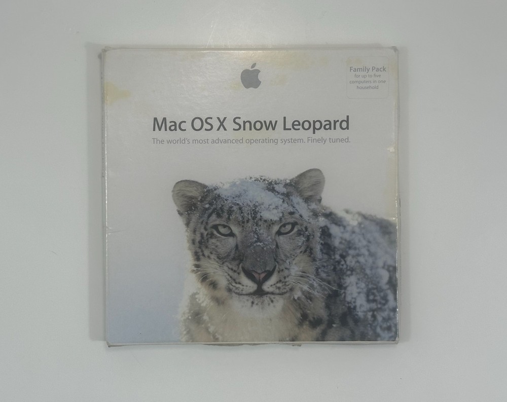 Mac OS X Snow Leopard Version 10.6 Install Disk Family Pack