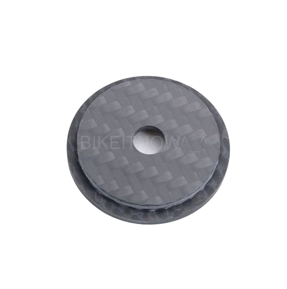 7g Threadless Headset Stem Top Cap 1 1/8" 3K MATTE CARBON w/ BOLT