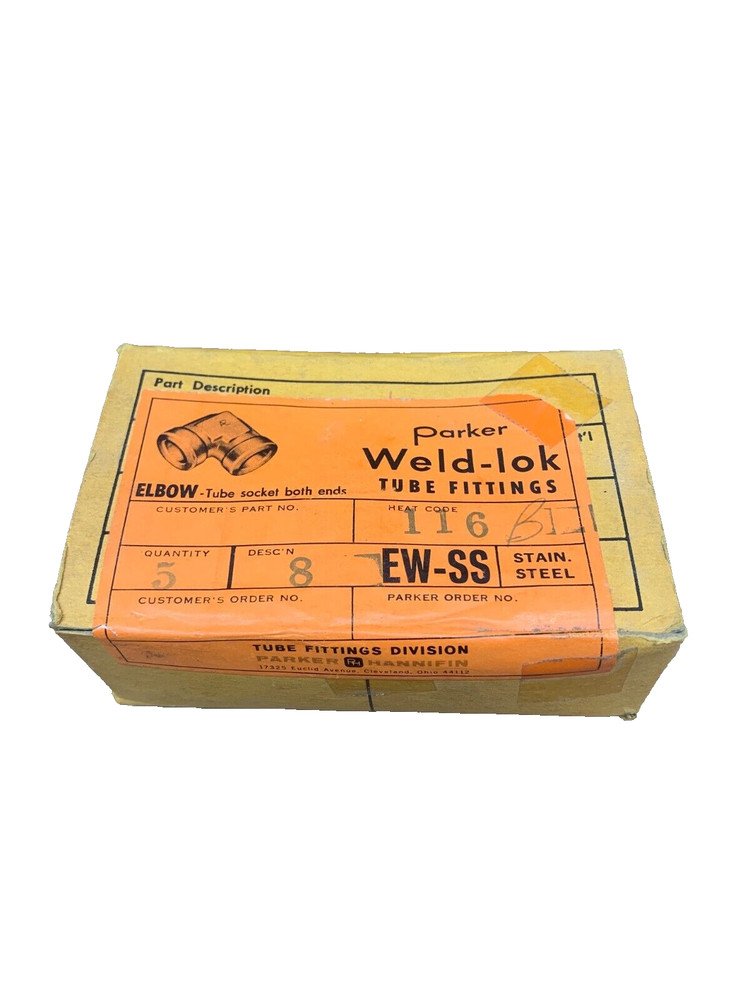 PARKER 8 EW-SS QTY 5