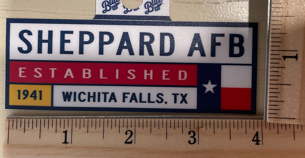 Die Cast Decal - Sheppard AFB, TX - Colored - New