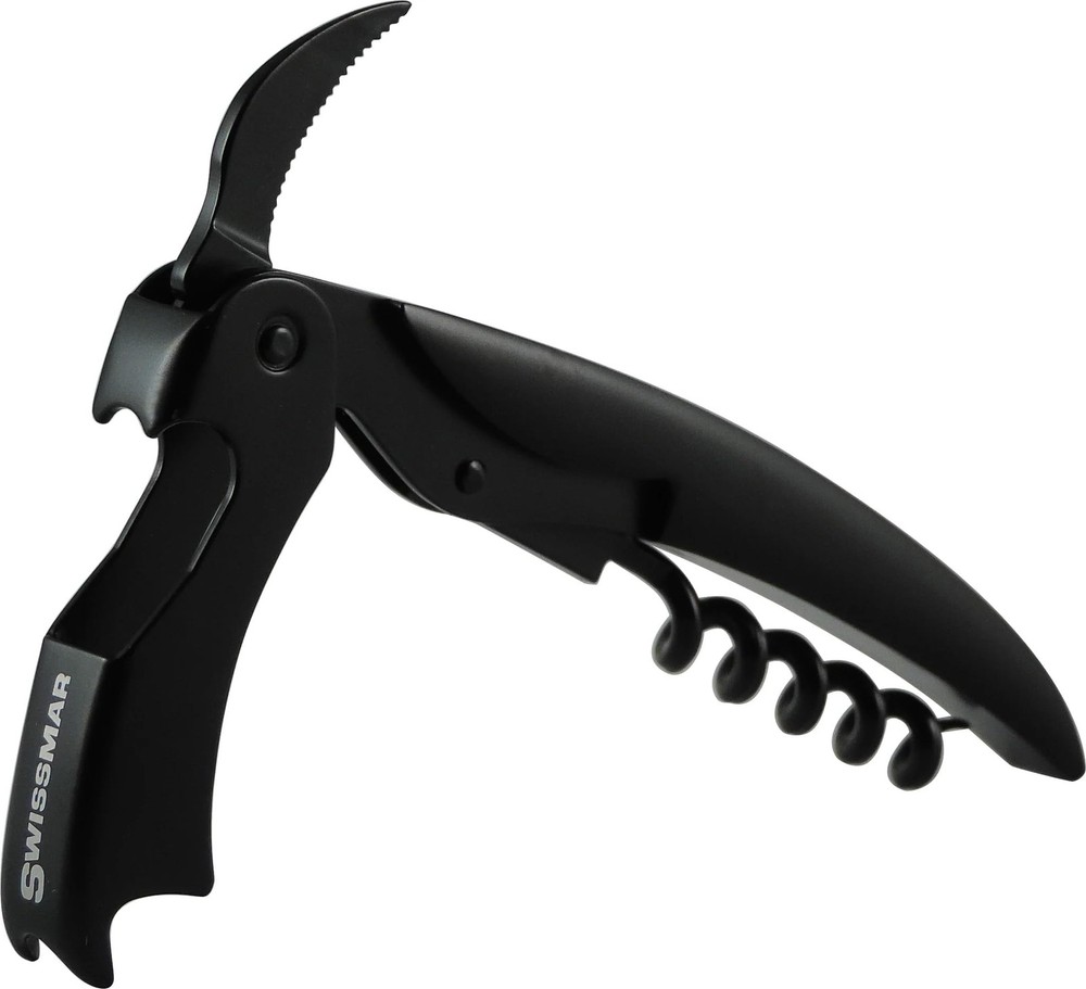1-Step Corkscrew | Black Stainless Steel