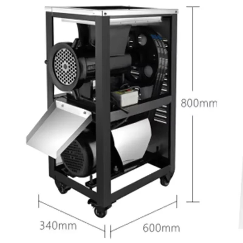 High Power Meat Grinder Commercial Large Ground Chicken Frame Bone Crusher Fish