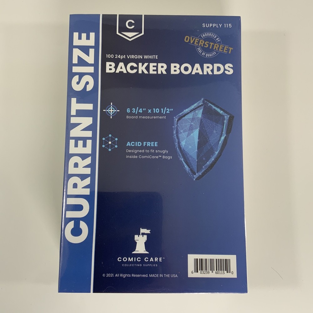 Comicare Premium Current Combo Comic 100 Bags & 100 Backing Boards