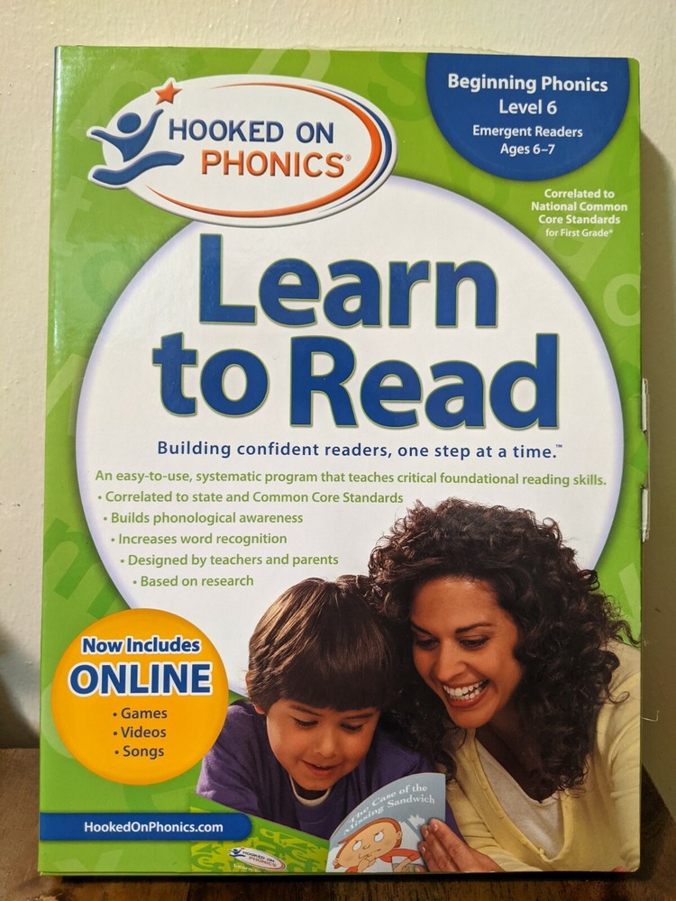 Hooked on phonics learn to read Level 6 Beginnings Phonics Age 6-7 Whole package