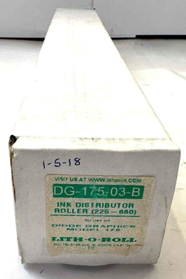 LITHO ROLL DISTRIBUTOR ROLLER DG-175-03-B