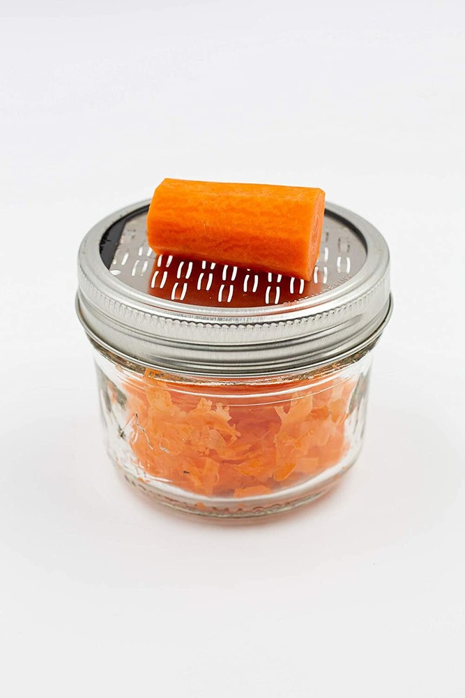Microplane Mason Jar Lid Grater Set