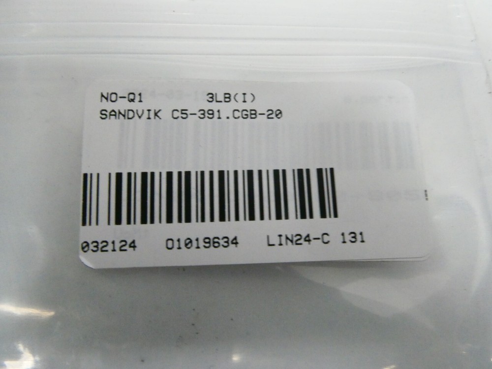 Sandvik C5-391.CGB-20 Hydro-grip Tool Holder