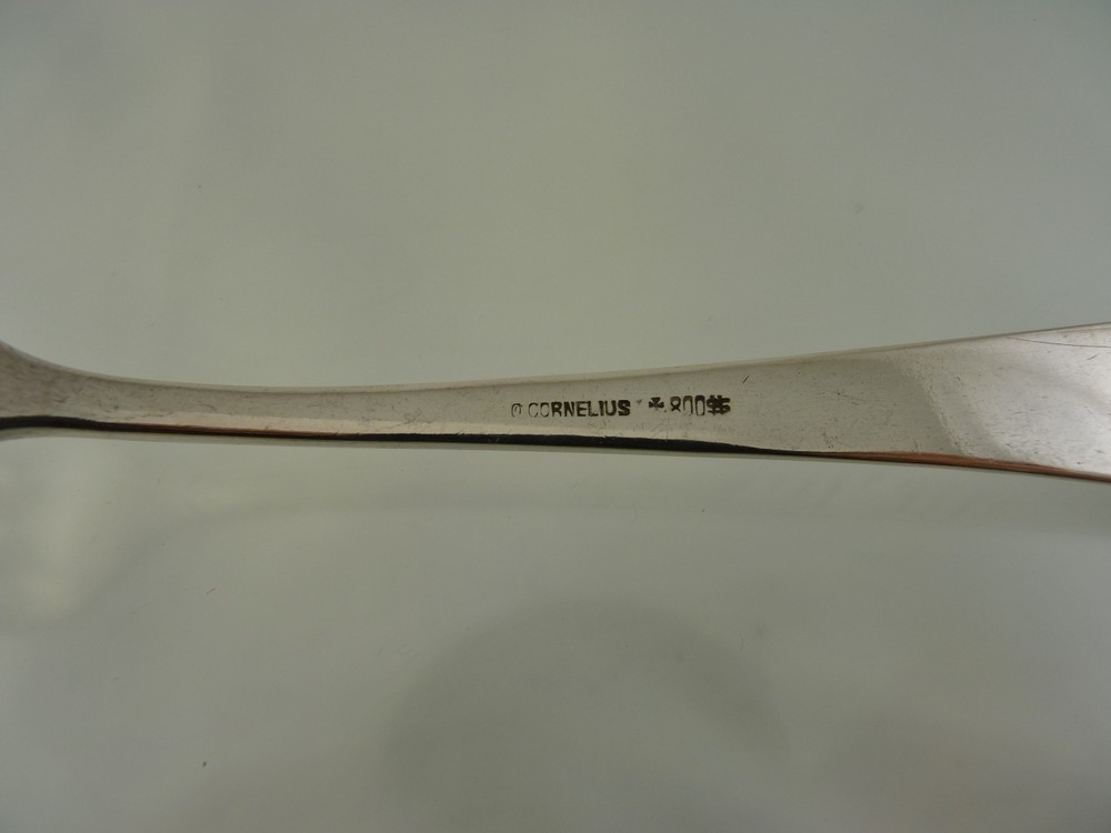 unknown FEATHER EDGE DINNER FORK .800 BY CORNELIUS EUROPE "LL"
