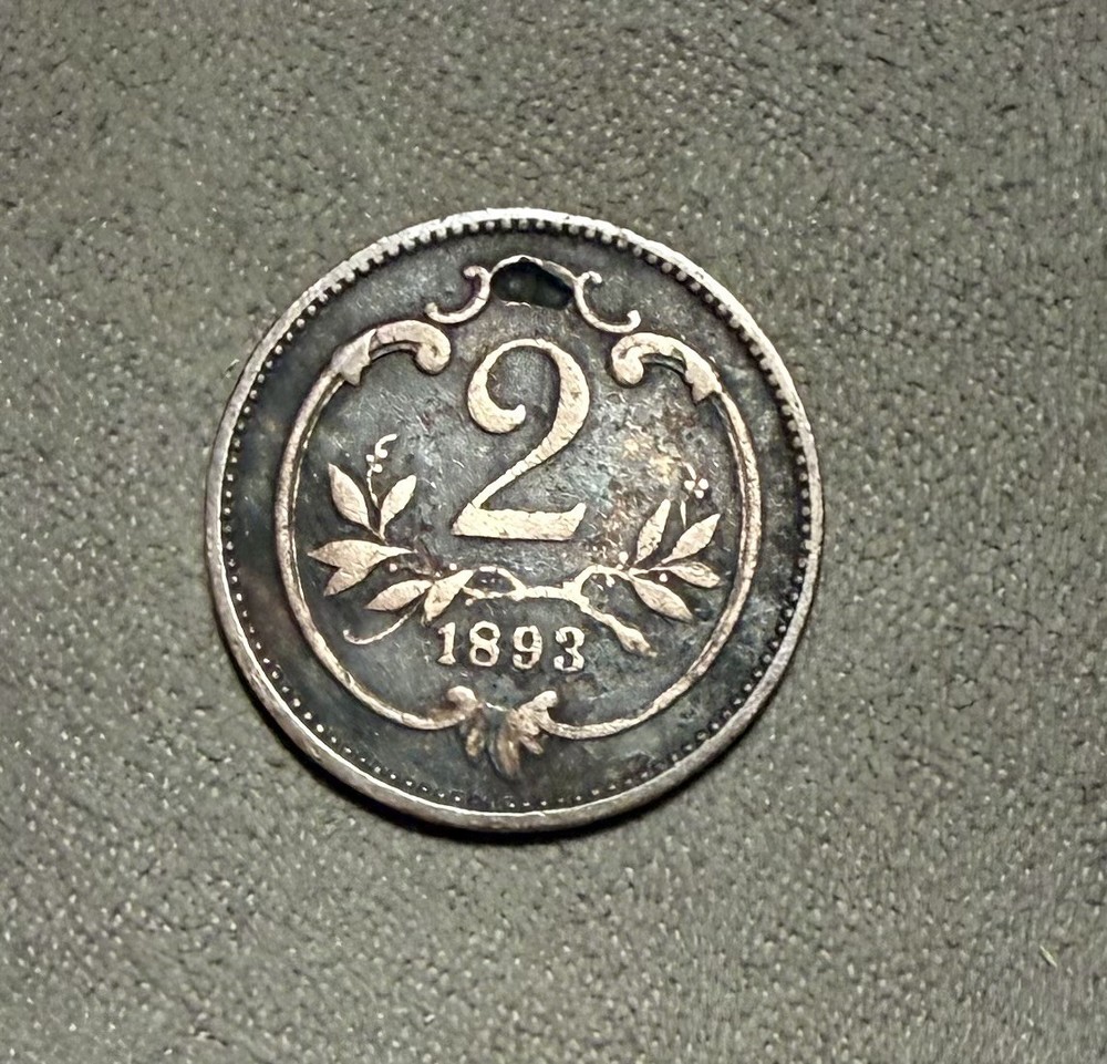 Austria 1893 2 Heller
