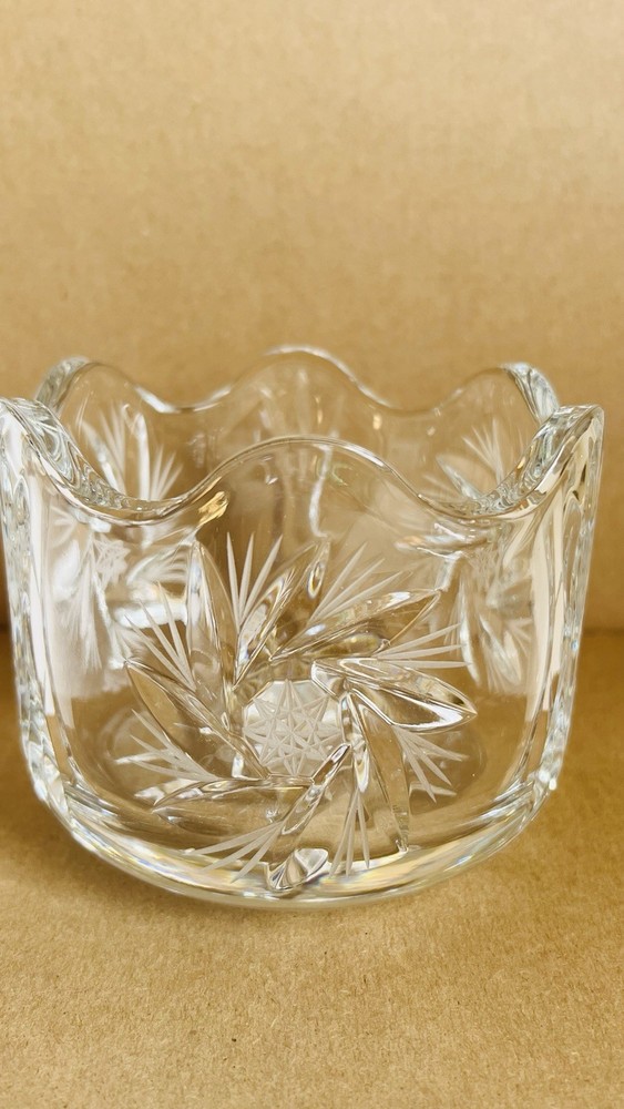Lead Crystal Candy Trinket Dish
