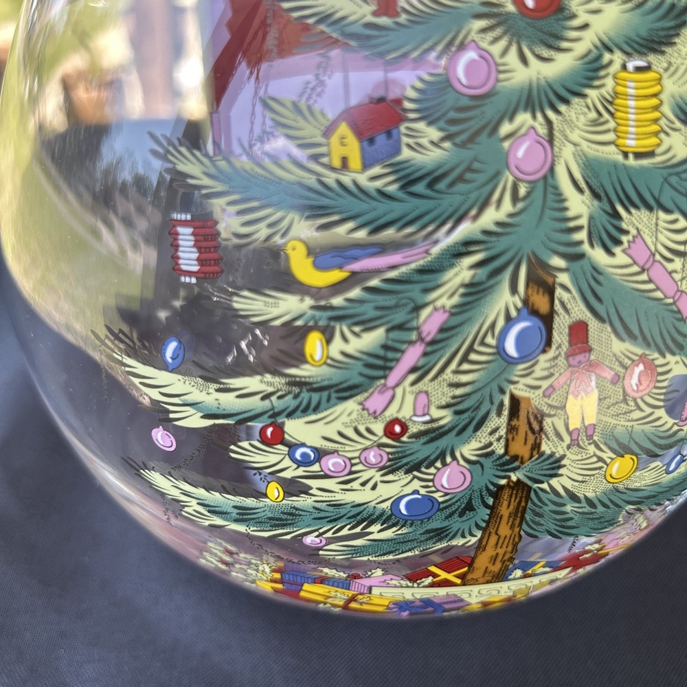 Spode Christmas Tree Glass Pitcher with Handle, 96oz., NEW!