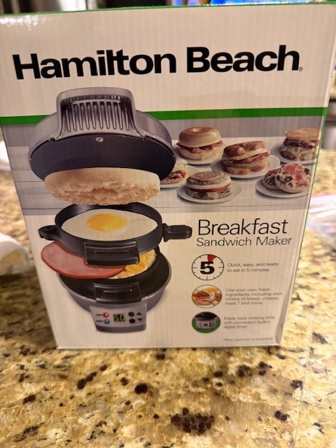 Hamilton Beach 25478 Breakfast Sandwich Maker - Silver