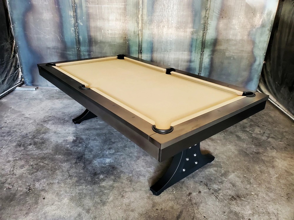 Custom Modern Industrial Pool Table