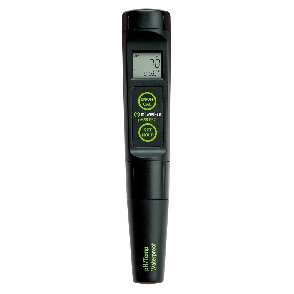Milwaukee PH55 PRO Waterproof pH & Temperature Tester with ATC & Replaceable Pro