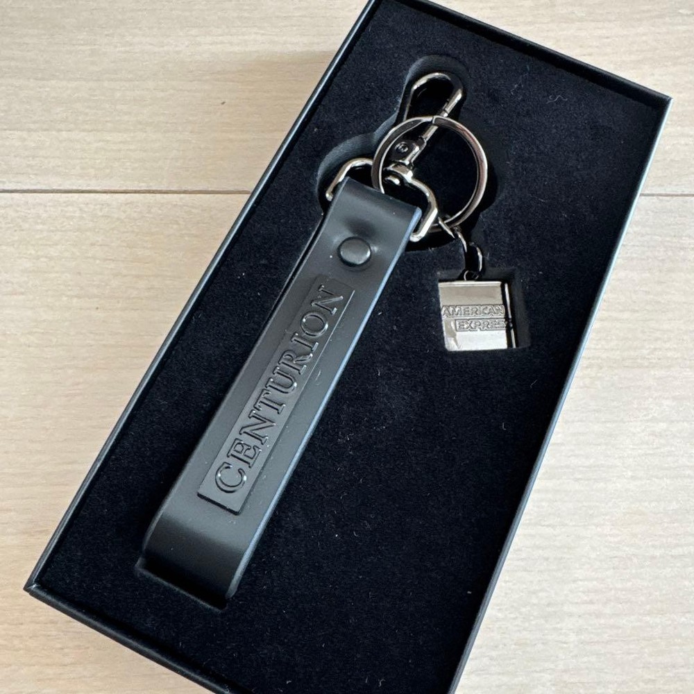 Amex Centurion Black Keychain