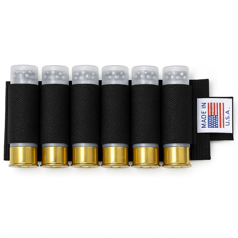 6 Round Tactical Shell Holder Compatible with Mossberg 500 590 835 – Hook & Loop
