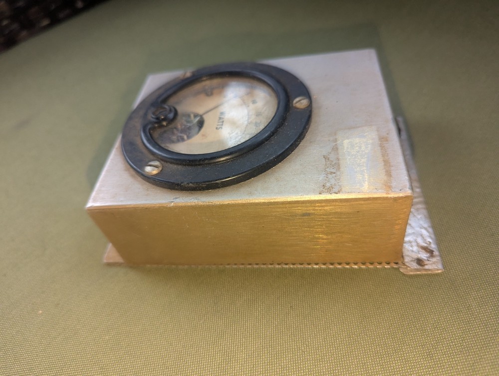 Vintage Ham made WATTMETER