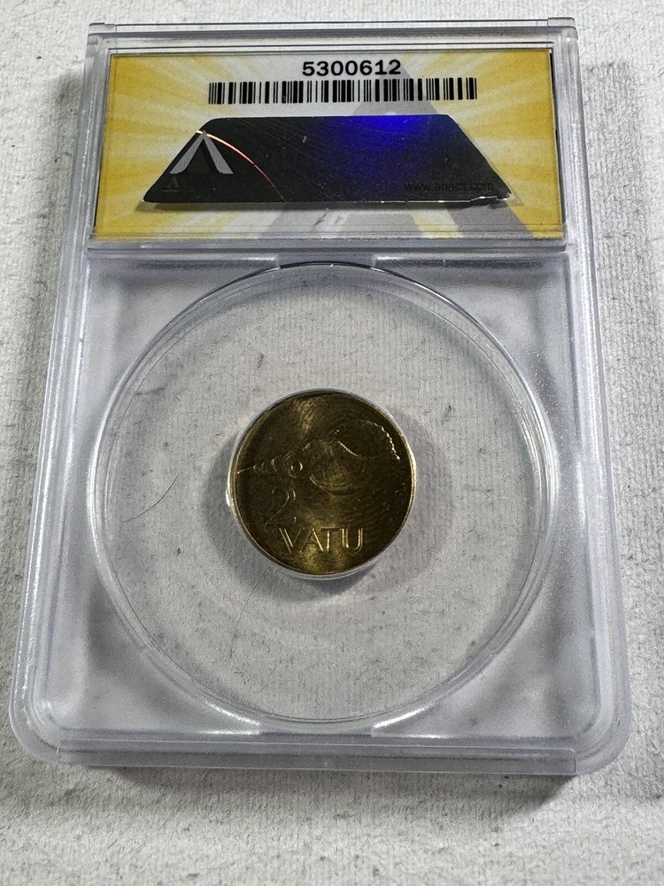 1983 Vanuatu 2 Vatu Graded MS 64 by ANACS