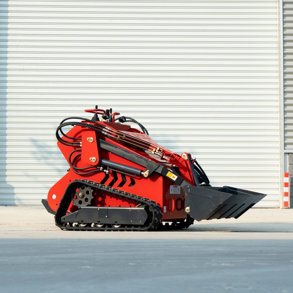 2645lbs 23HP Mini Skid Steer Loader with 20cm Auger Attachment Post Hole Drill
